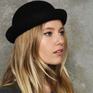 Rolled Bowler Hat